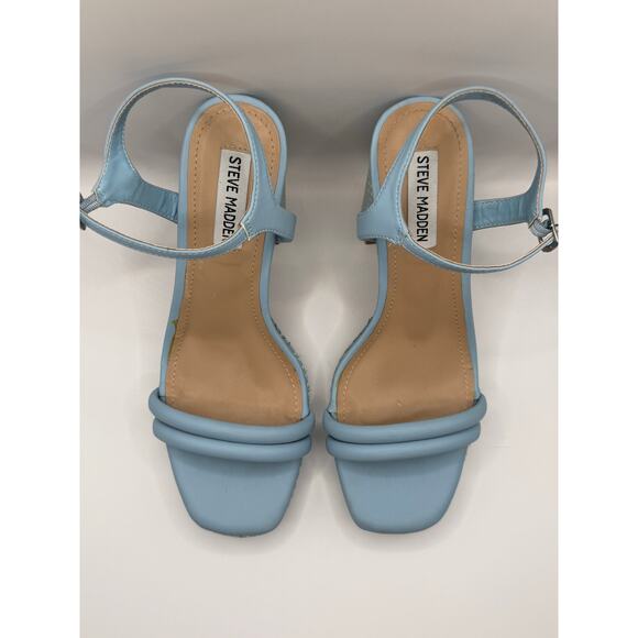 Steve Madden Light Blue Platform Heels – Size 8.5 (New) - Picture 4 of 11